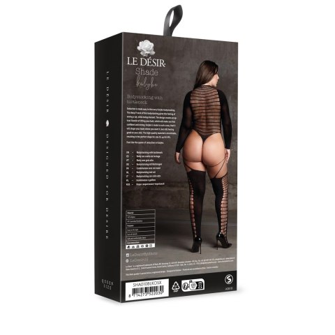 Le Desir Bodystocking Kalyke Plus Size czarny XL-XXXXL elastyczny