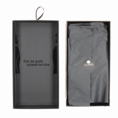 Le Desir Kala zestaw top + spodnica modelująca Plus Size czarny