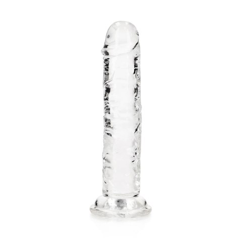 RealRock CRYSTAL CLEAR - Model z przyssawką 14,5 cm, transparentny