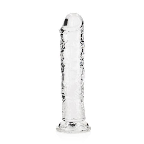 RealRock Crystal Clear 18 cm - model z przyssawką, transparentny