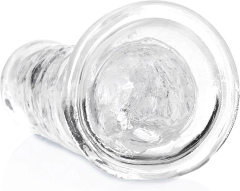 RealRock Crystal Clear 18 cm - model z przyssawką, transparentny