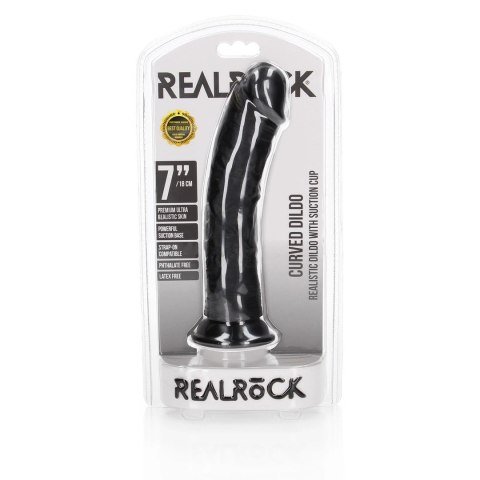 RealRock Model 18 cm z przyssawką - anatomiczny, elastyczny, beżowy