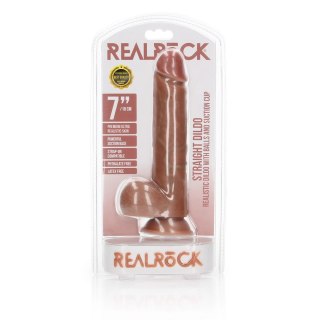 RealRock Model Prosty 18 cm - anatomiczny kształt z przyssawką