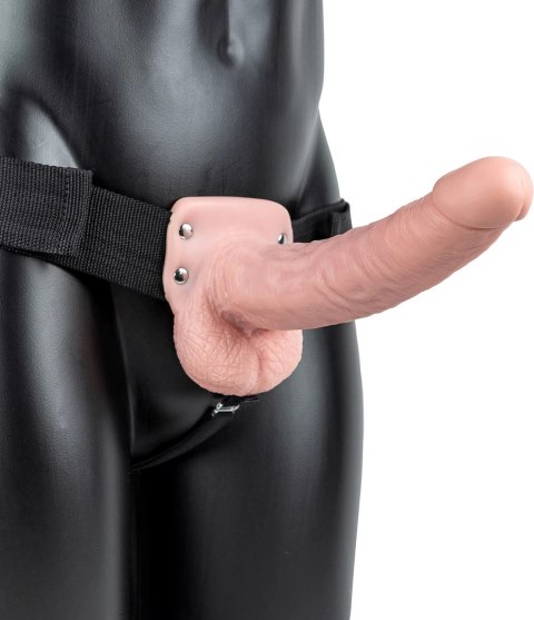 RealRock Pasek z anatomicznym elementem - model 23 cm z kulkami