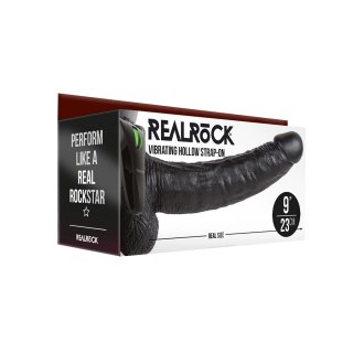 RealRock Pasek z modelem anatomicznym 23 cm z funkcją wibracji