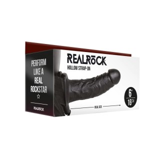 RealRock Pasek z wibratorem model anatomiczny 15,5 cm z jądrami