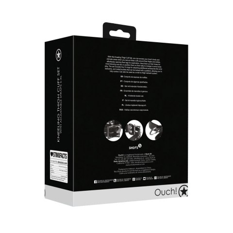 OUCH! Zestaw mankietow na uda i kostki - system mocujący z taśmą