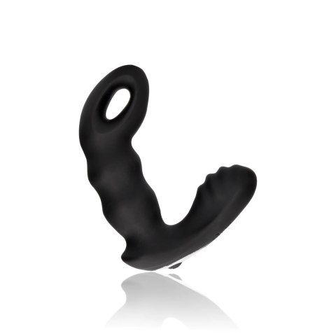 Ouch! Beaded Prostate Massager Metaliczny Zielony z Pilotem 10 Trybow