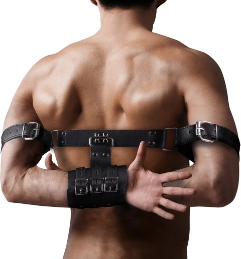 Ouch! Komplet do unieruchamiania ramion - regulowany pas z ekoskory