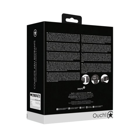 Ouch! Komplet do unieruchamiania ramion - regulowany pas z ekoskory