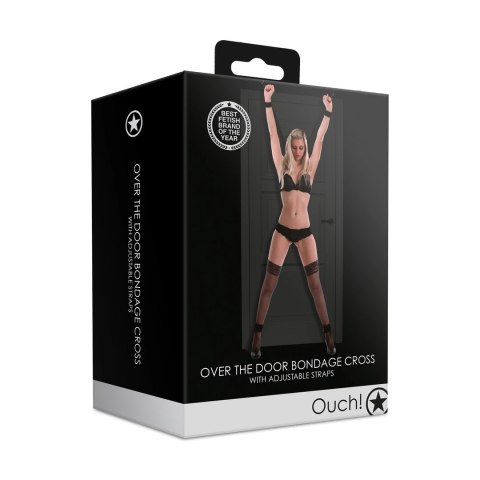 Ouch! Krzyż do wiązania przez drzwi - system regulowany X-Door Strap