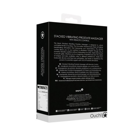 Ouch! Masażer prostaty zielony z pilotem, 10 trybow wibracji