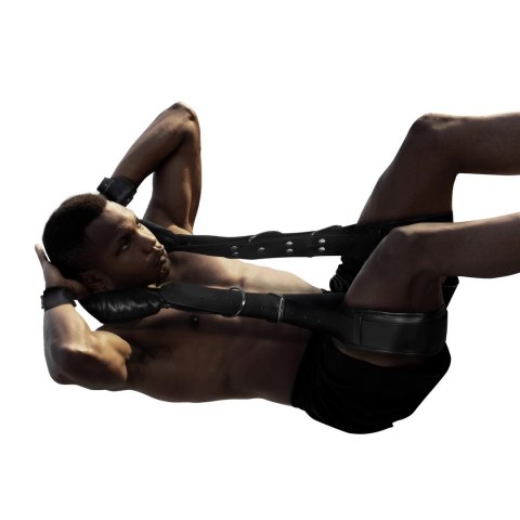 Ouch! Wyściełany pas na udo z mankietami, regulowany system mocowania