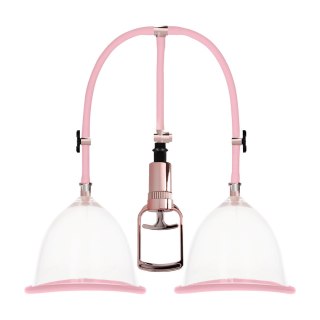 Pumped by Shots - Duży zestaw prożniowy do stymulacji piersi