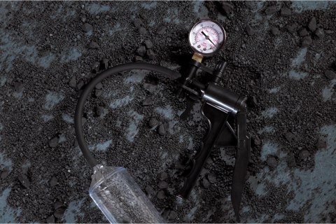 Pumped by Shots Elite - pompa prożniowa z wskaźnikiem ciśnienia, 23 cm