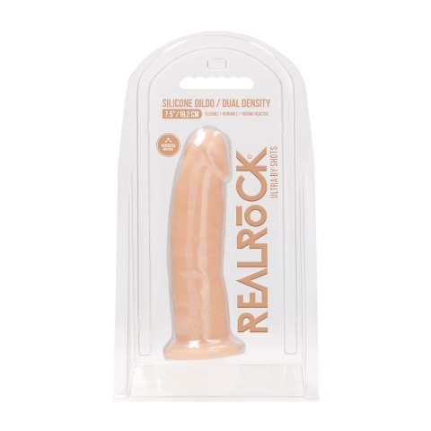 RealRock Ultra Model silikonowy 20 cm z przyssawką - kolor cielisty