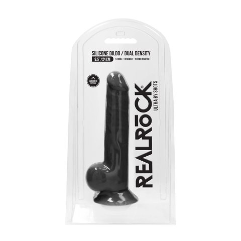 RealRock Ultra Model silikonowy z jądrami 24 cm przyssawka cielisty
