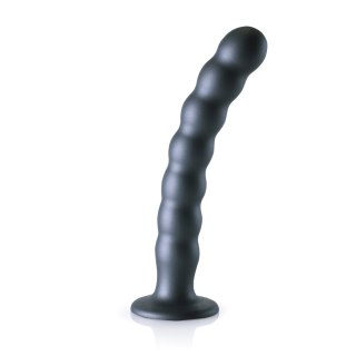 Ouch! Beaded G-Spot - silikonowy model z koralikami 20,5 cm, przyssawka