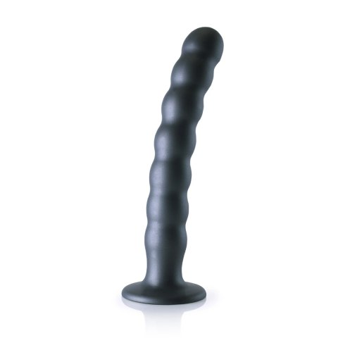 Ouch! Beaded G-Spot - silikonowy model z koralikami 20,5 cm, przyssawka