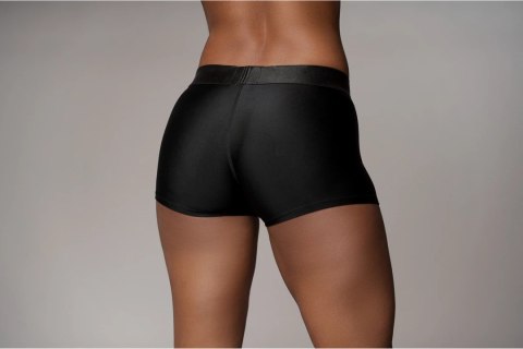 Ouch! Bokserki z paskiem M/L - model wibrujący, czarne