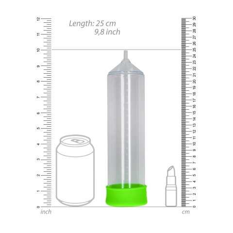 Ouch! Comfort Pompka Intymna Świecąca w Ciemności, Zielona, Glow