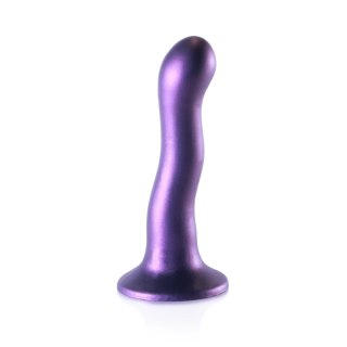 Ouch! Curvy G-Spot 17 cm silikonowy model intymny Ultra-Soft metaliczny