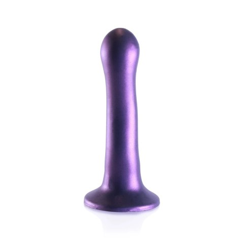 Ouch! Curvy G-Spot 17 cm silikonowy model intymny Ultra-Soft metaliczny