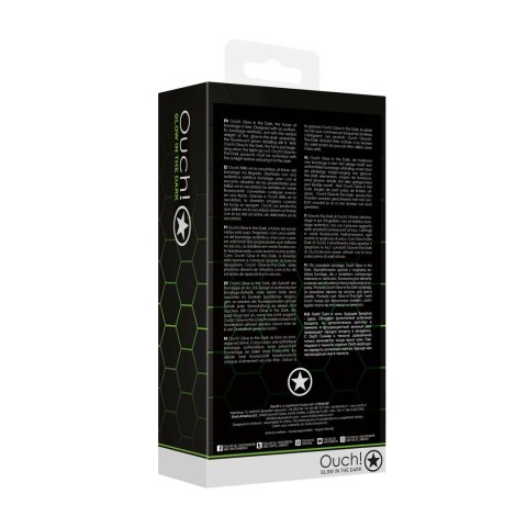 Ouch! Glow in the Dark - Mankiety na kostki fluorescencyjne regulowane