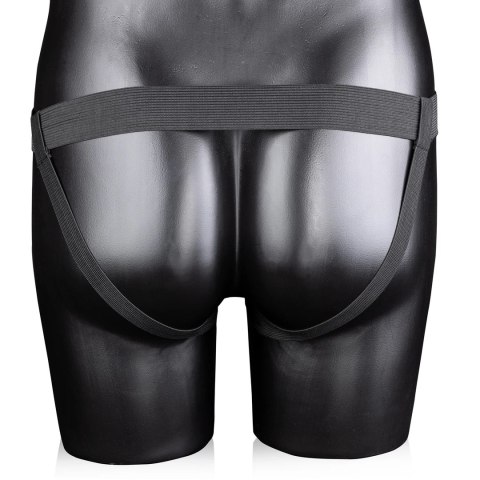 Ouch! Hollow Strap-On Prążkowany Pas z Anatomiczną Nakładką 21 cm