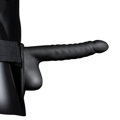 Ouch! Hollow Strap-On Żebrowany model z paskiem 21 cm anatomiczny