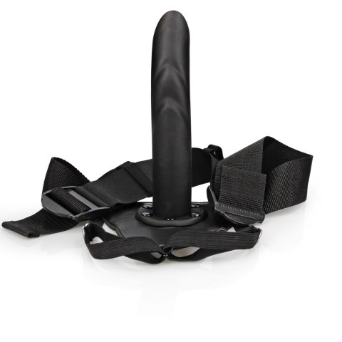 Ouch! Hollow Strap-On z wypustkami 20 cm, regulowany, czarny