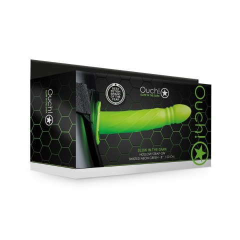 Ouch! Hollow Zakrzywiony model świecący w ciemności, pasek regulowany 20cm