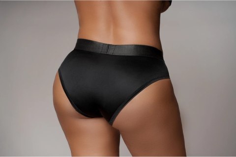 Ouch! Majtki z wysokim stanem XL/XXL z wibracją i systemem O-Ring