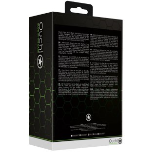 Ouch! Opaska na biceps Glow-in-the-Dark regulowana fluorescencyjna