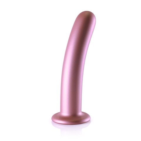 Ouch! Smooth Silicone 17 cm - anatomiczny model z przyssawką, metaliczny