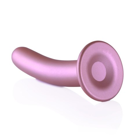 Ouch! Smooth Silicone 17 cm - anatomiczny model z przyssawką, metaliczny