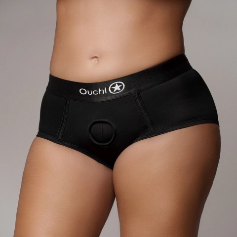 Ouch! Vibrating Strap-on Briefs XL/XXL - System O-Ring, 10 Trybow
