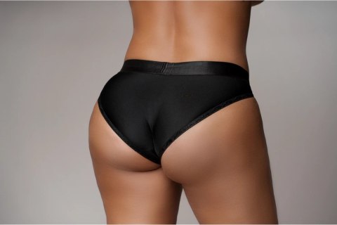 Ouch! Vibrating Strap-on Hipster XL/XXL - majtki z wibracją i koronką