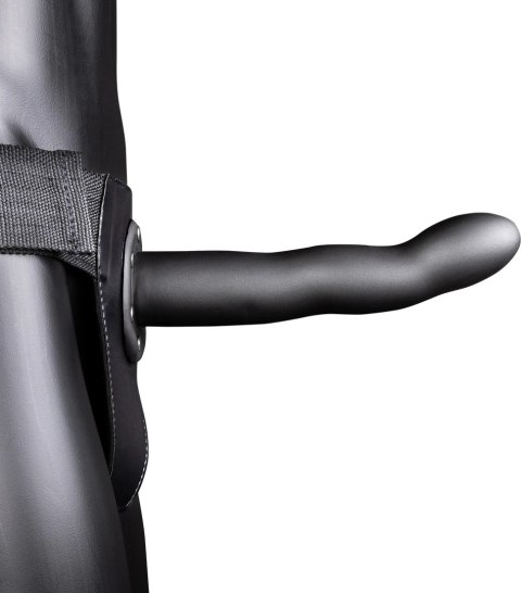 Ouch! Zakrzywiony model wydrążony z paskiem 20 cm czarny