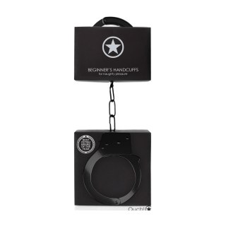 Ouch! Kajdanki metalowe dla początkujących z szybkim zwolnieniem