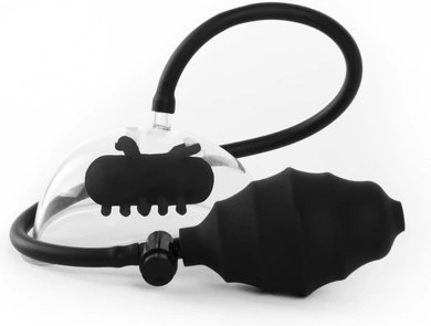 Ouch! Wibrująca pompka intymna z nasadką ABS i funkcją wibracji