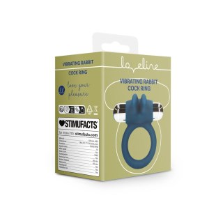 Loveline Baltic Blue - Wibrujący pierścień silikonowy, elastyczny