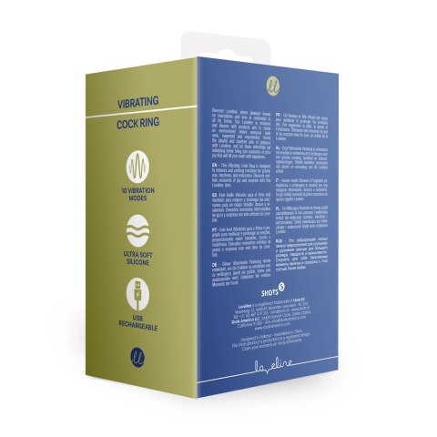 Loveline Wibrujący Pierścień Licorice Black - Elastyczny Silikonowy Model