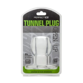 Perfect Fit Brand Tunnel Plug XL przezroczysty - anatomiczny korek otwarty