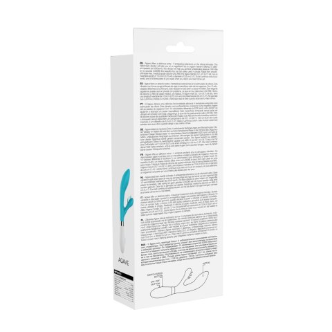 Shots Luminous Agave - wielofunkcyjny masażer z 4 nakładkami, fioletowy