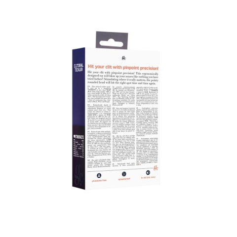 GC by Shots - Precyzyjny stymulator impulsowy, kolor fioletowy, 16 cm