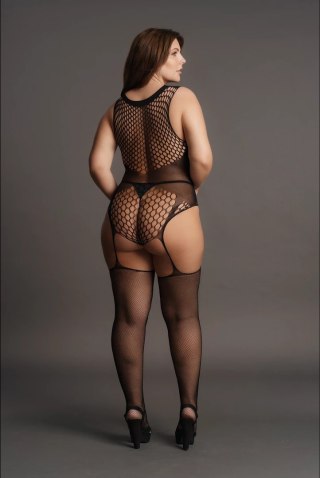 La Desir Bodystocking Plus Size kabaretka i siateczka XXL-5XL