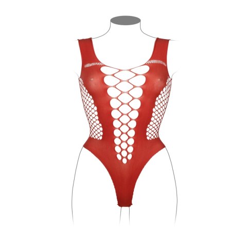 Le Desir Body Queen Size czarny, głęboki dekolt V, XL-4XL