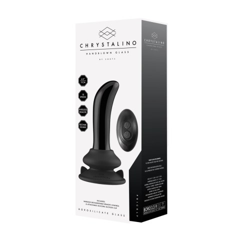 Chrystalino by Shots Szklany model intymny G-Spot z pilotem 10 trybow