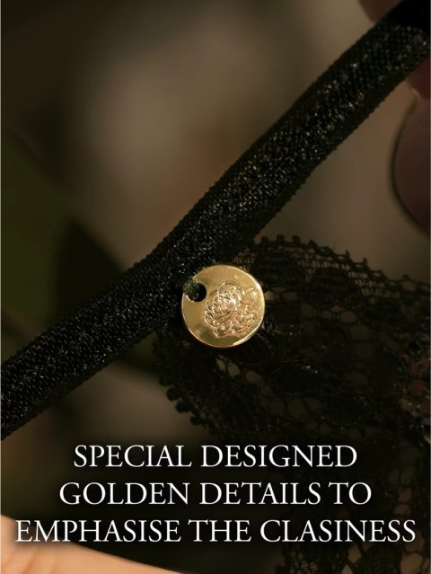 Le Desir Sophia - Stringi na ramiączkach z otwartą konstrukcją S-XL